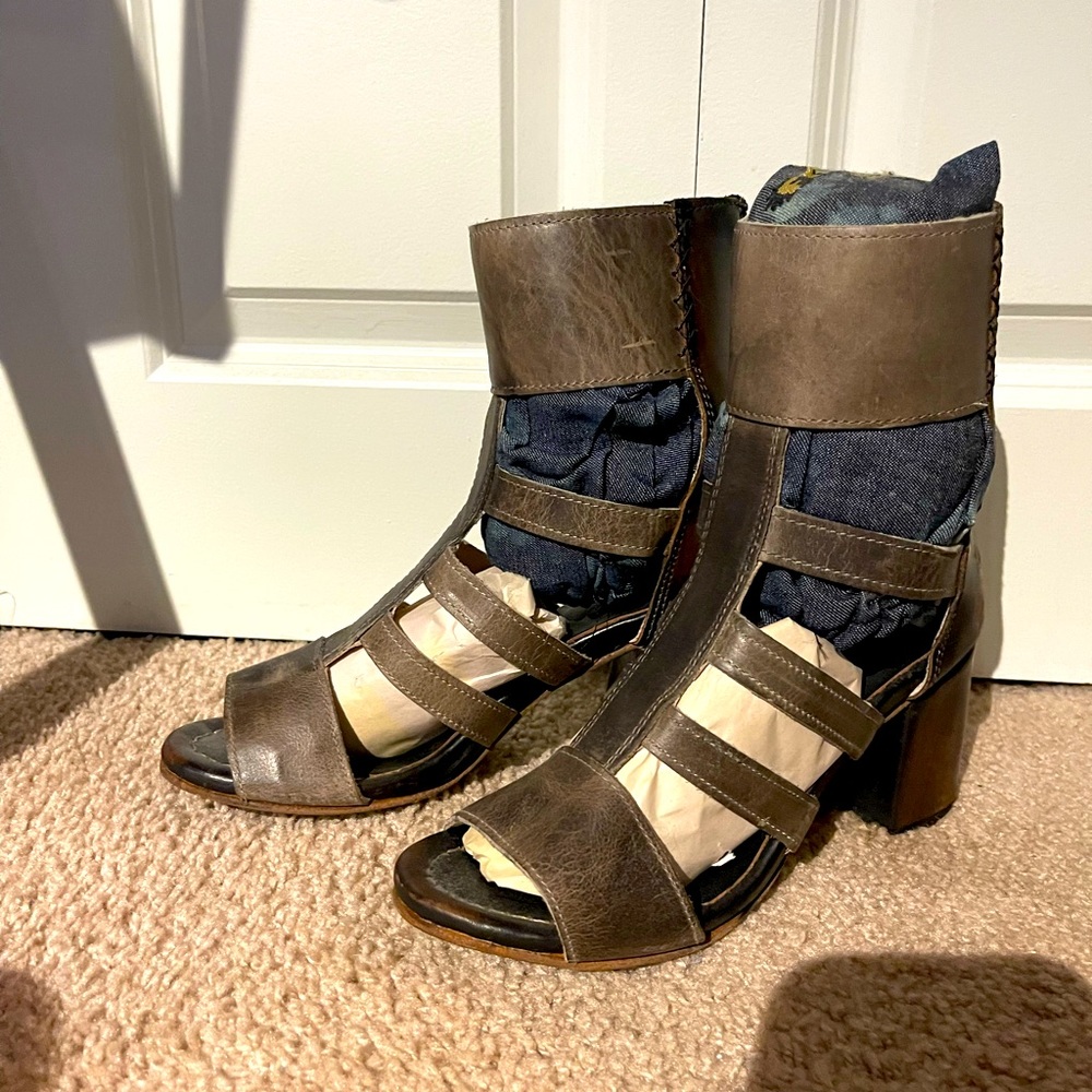 Freebird Raven healed sandal booties. From freebird by Steven. Never worn before